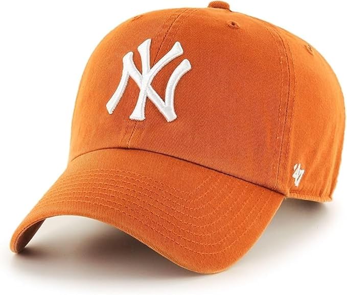 47 MLB New York Yankees Clean Up Adjustable Hat - Burnt Orange