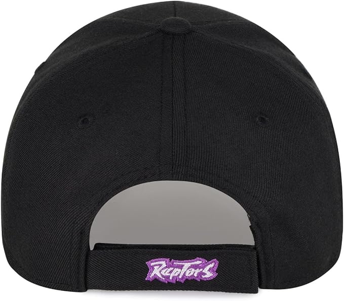 47 NBA Toronto Raptors Hardwood Classics MVP Dino Logo Adjustable Hat - Black