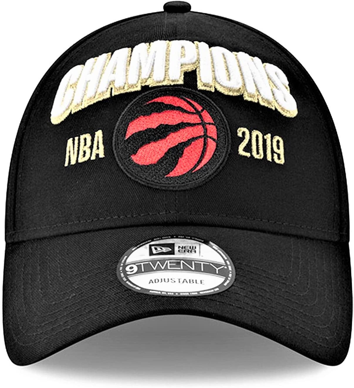 New Era Toronto Raptors Locker Room NBA 2019 Champions 9Twenty Adjustable Cap - Black