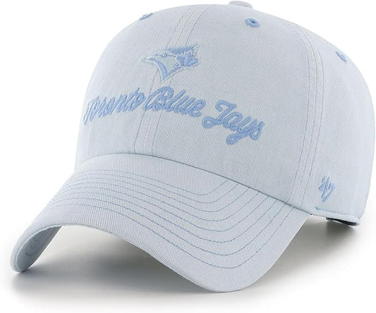 '47 MLB Toronto Blue Jays Women's Haze Clean Up Adjustable Hat - Light Blue