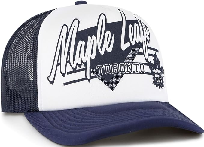 47 Trucker NHL Toronto Foam Hang Out Adjustable Snapback Hat - Navy Blue