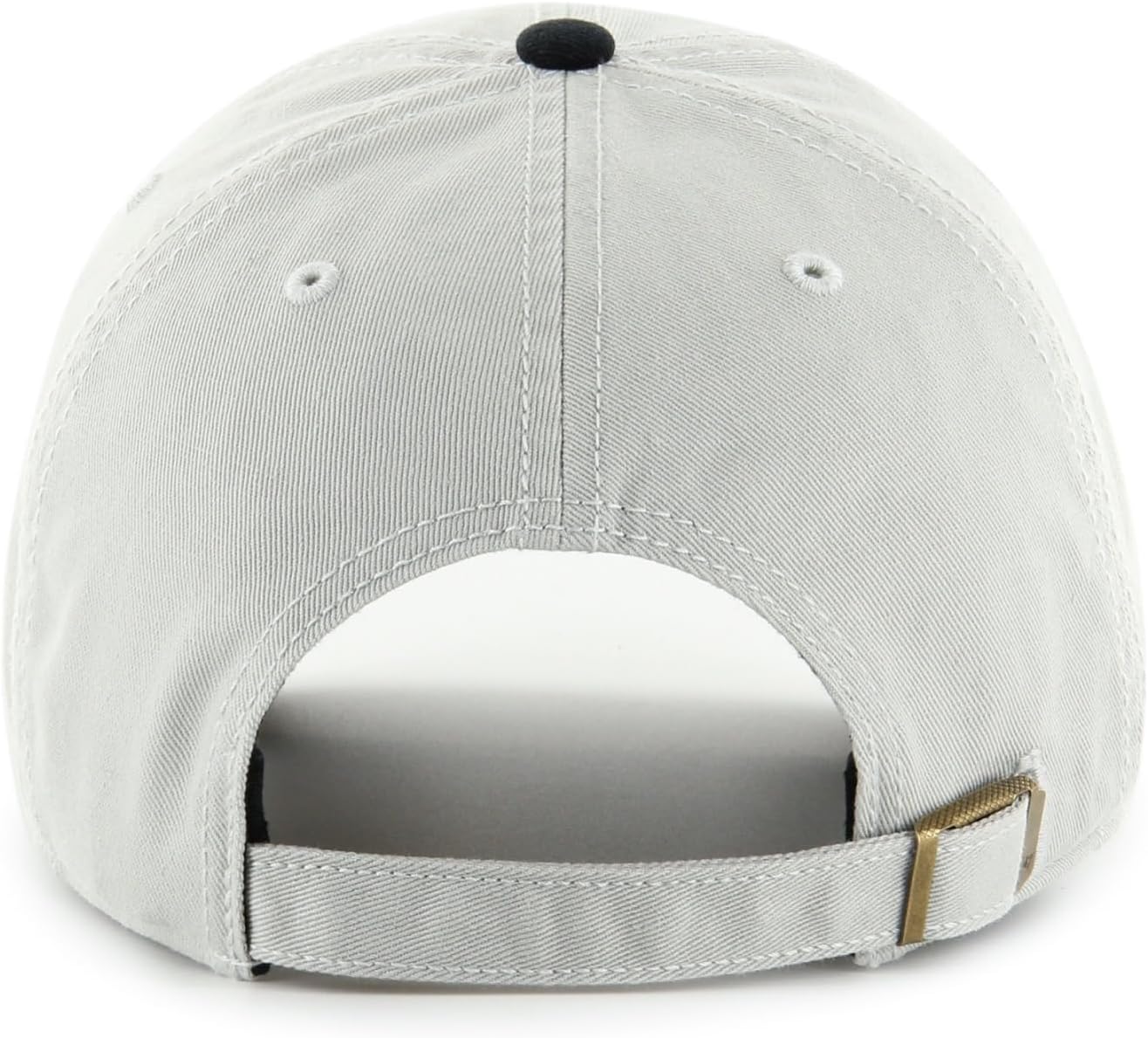 47 Blank Two Toned Adjustable Clean Up Cap - Grey/Black