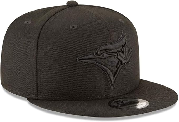 New Era 9FIFTY MLB Toronto Blue Jays Adjustable Snapback Hat - Black / Black