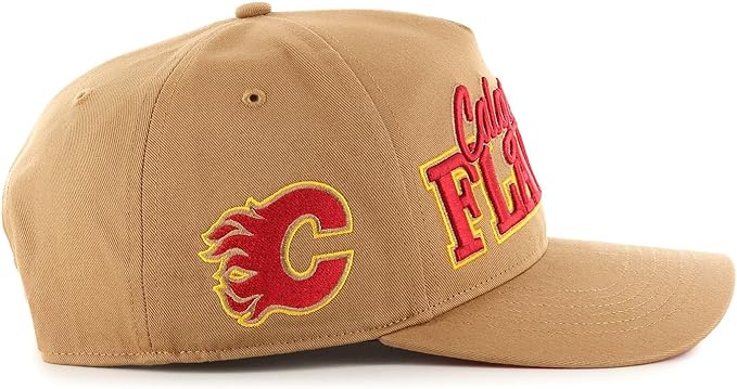 47 Hitch NHL Calgary Flames Barnes Snapback Hat - Beige