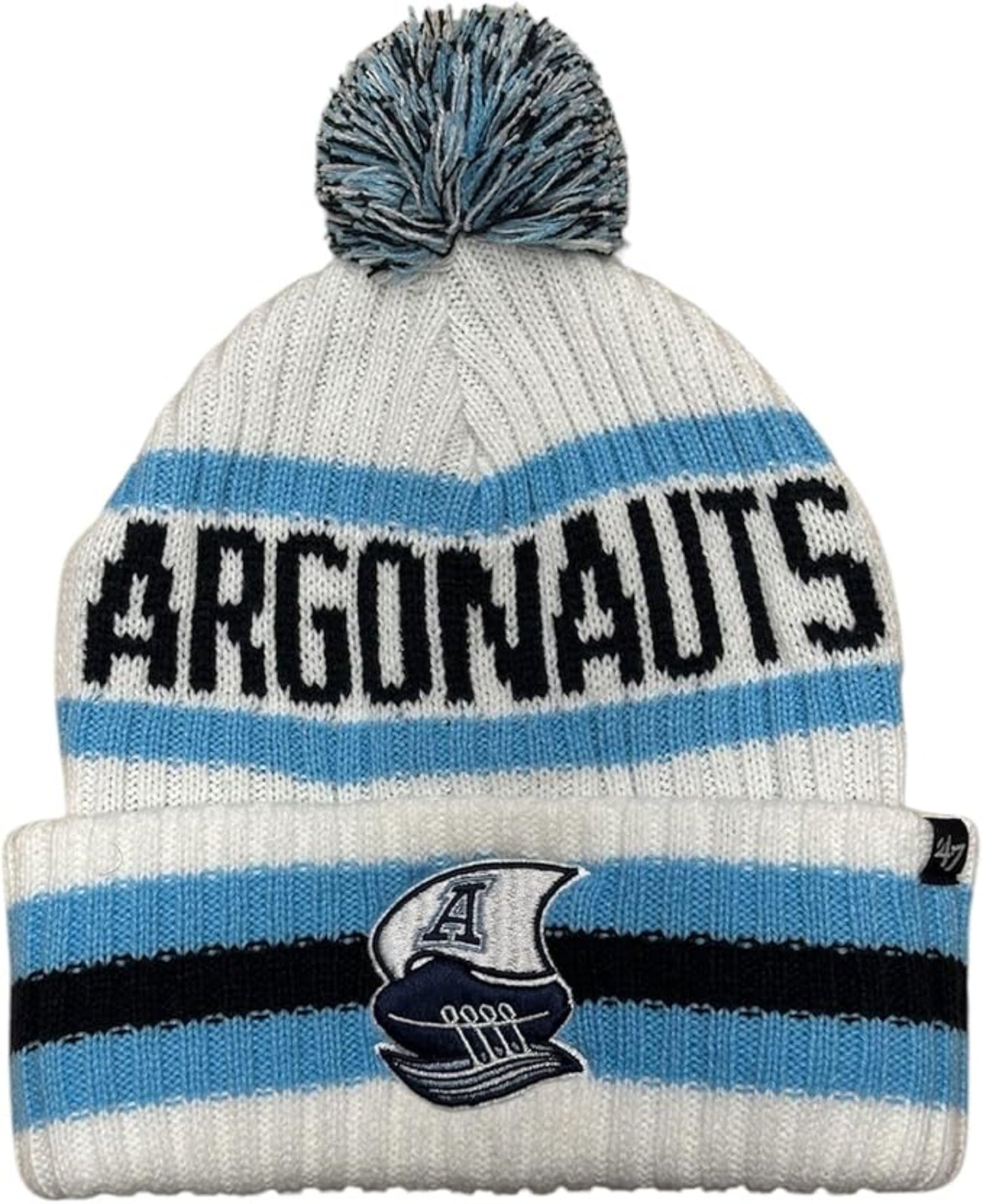 '47 CFL Toronto Argos Bering Cuff Knit Toque - White / Blue