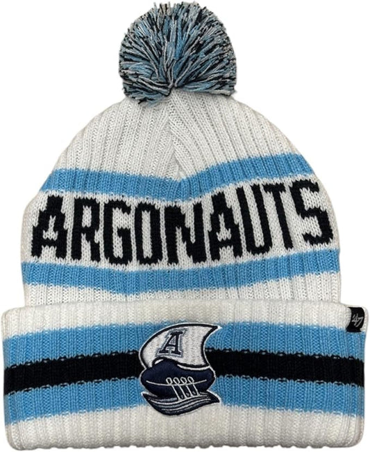 '47 CFL Toronto Argos Bering Cuff Knit Toque - White / Blue