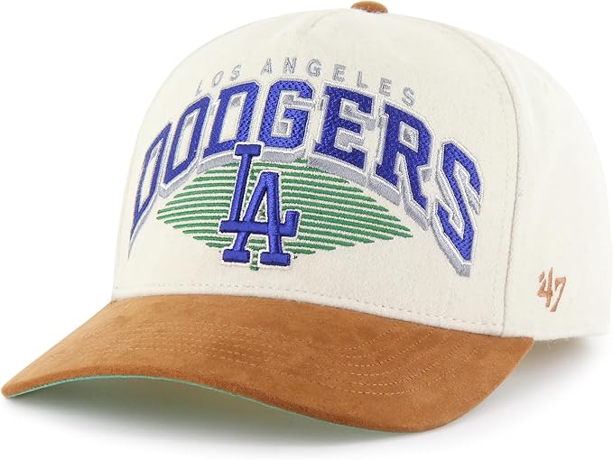 47 MLB Los Angeles Pomona Wool Rope Hitch Adjustable Hat - Beige