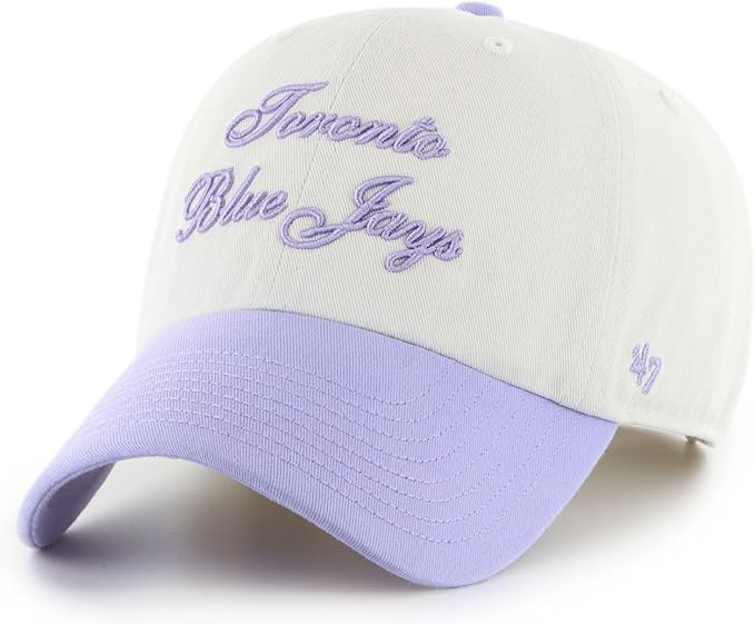 47 MLB Toronto Blue Jays Women's Gelato TT Clean Up - Off White/Purple