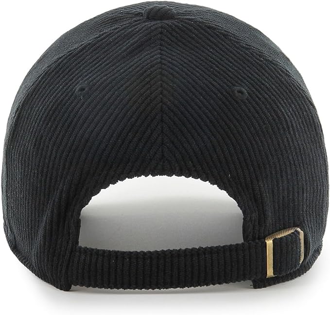 47 Toronto Raptors Clean UP Black Thick Cord Adjustable Corduroy HAT