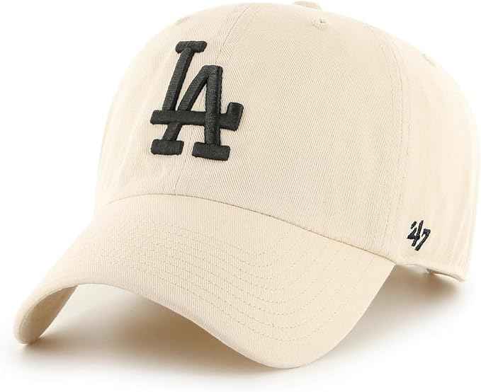 47 MLB Los Angeles Clean Up Adjustable Hat - Natural