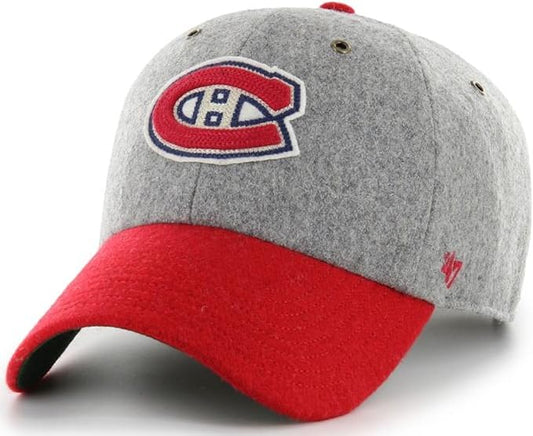 '47 NHL Montreal Canadiens Golden Age TT Adjustable Wool Clean Up - Grey/Red