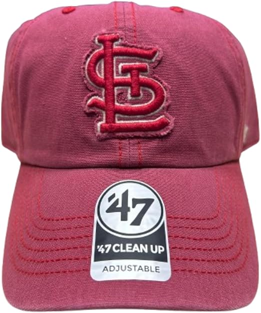 47 Clean Up MLB St. Louis Scupper Adjustable Hat - Red