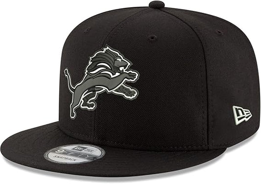 New Era NFL 9FIFTY Detroit Lions Limited Edition Adjustable Cap - Black/ White