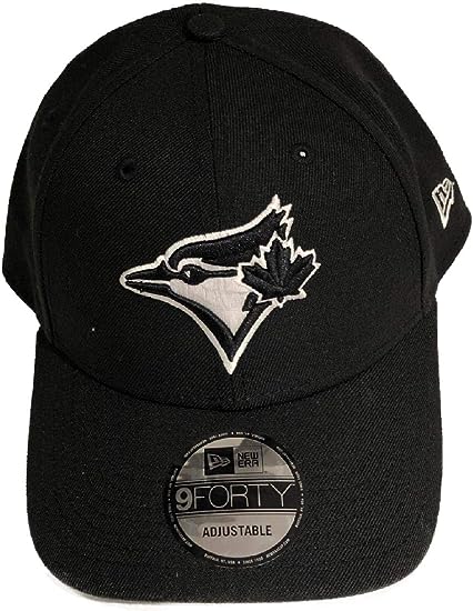 Toronto Blue Jays New Era Men's League 9Forty MLB Baseball Adjustable Hat - Black