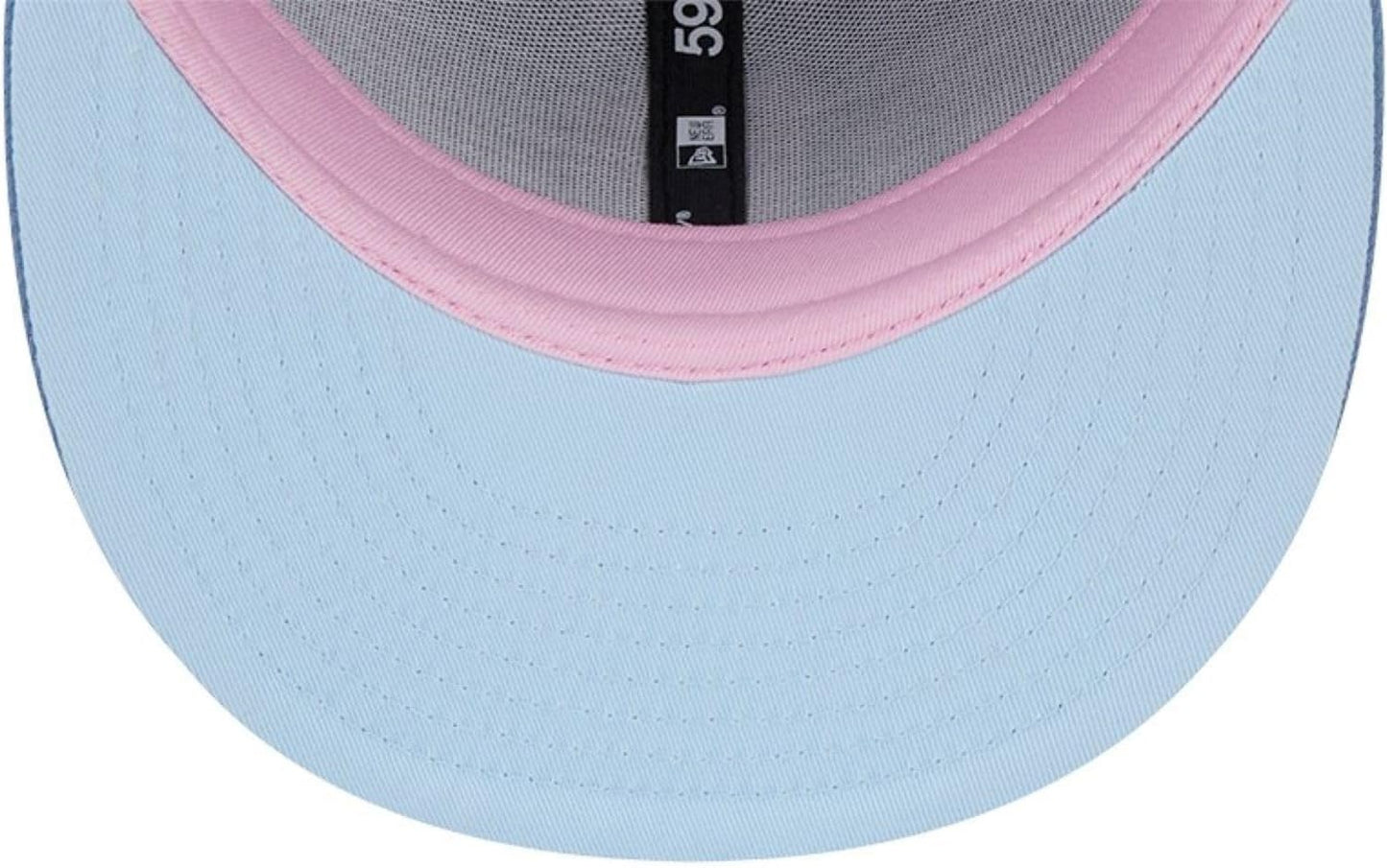 New Era MLB Toronto Blue Jays Color Pack 59FIFTY World Series 1992 Sidepatch Fitted Hat - Blue/Pink