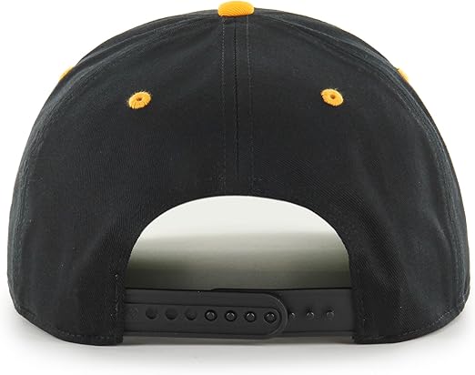 '47 NHL Vancouver Canucks (Skate) Super Hitch Adjustable Snapback Hat - Black/Yellow