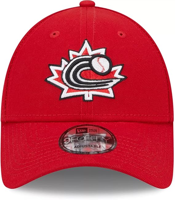 New Era Canada Baseball Red 2023 World Baseball Classic 9Forty Adjustable Hat