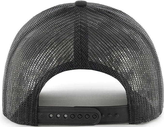 47 Trucker NBA Toronto Raptors Mesh Back Adjustable Hat - Black/Red