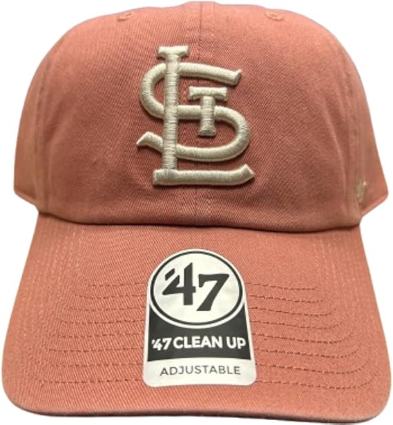 47 Clean Up MLB St. Louis Adjustable Hat - Peach