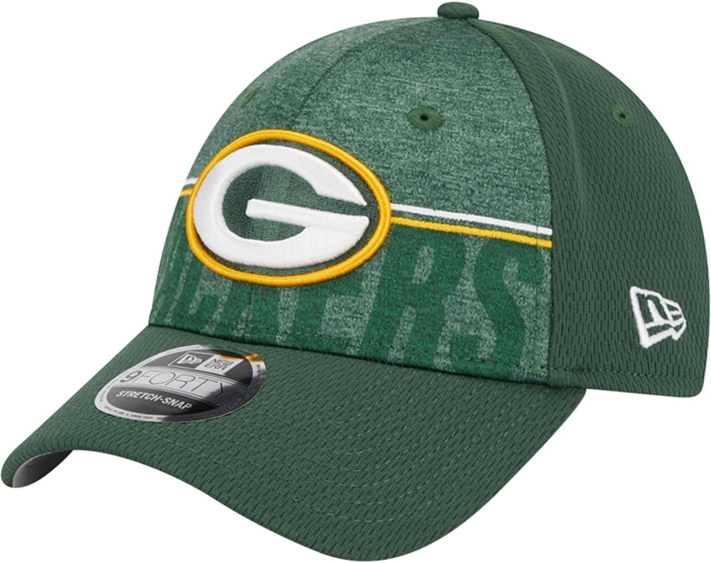 New Era Green Bay Packers  Green 9Forty 940SS NFL Training Adjustable Cap - One Size