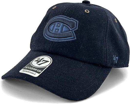 47 NHL Clean Up Montreal Peacoat Adjustable Hat - Blue
