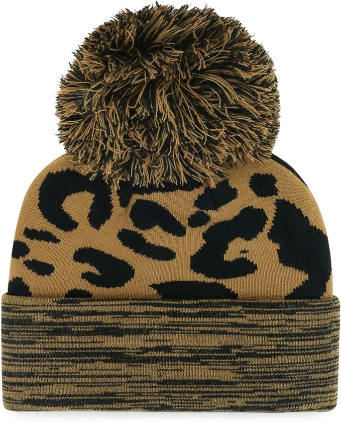 '47 Women's NBA Toronto Raptors Rosette Cuff Knit Hat - Brown/Black