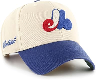 '47 MVP MLB Montreal Expos Fairfield Adjustable Cap - Cream/Blue