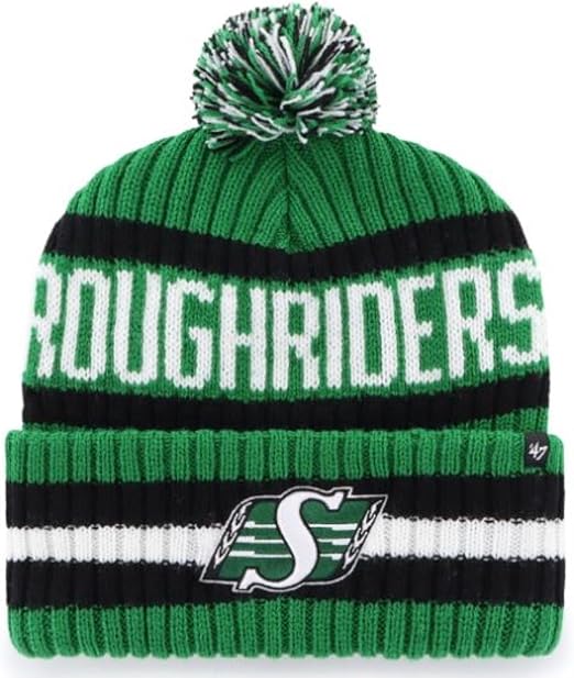 47 CFL Saskatchewan Rough Riders Bering Cuff Knit Hat