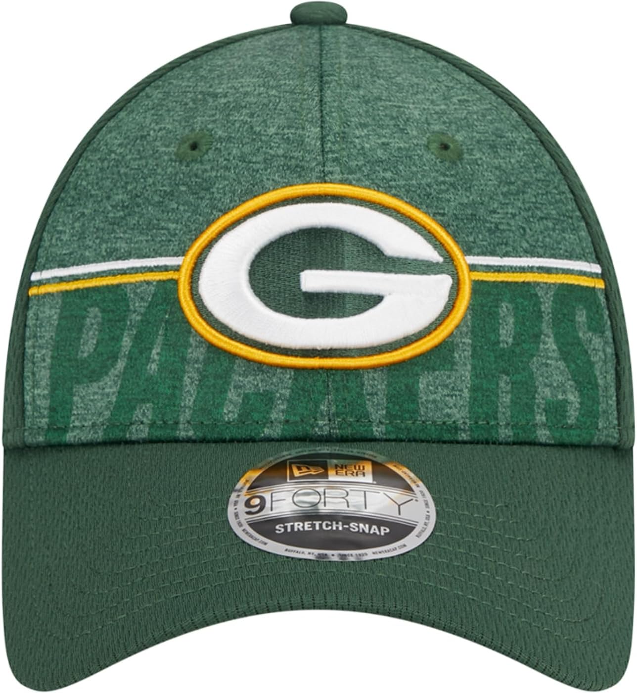 New Era Green Bay Packers  Green 9Forty 940SS NFL Training Adjustable Cap - One Size