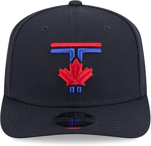 New Era 9SEVENTY MLB Toronto Blue Jays City Connect Adjustable Stretch Snapback Hat - Navy