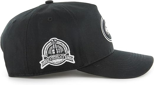47 Montreal Canadiens Sure Shot Hitch Side Patch Snapback - Black and White