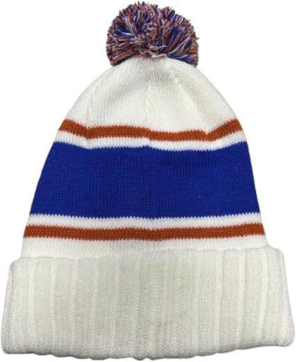 American Needle NHL Edmonton Oilers Pillow Line Cuffed Knit Hat - Cream