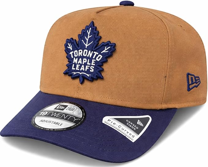 New Era NHL Toronto Maple Leafs 19TWENTY Adjustable Hat - Khaki/Navy