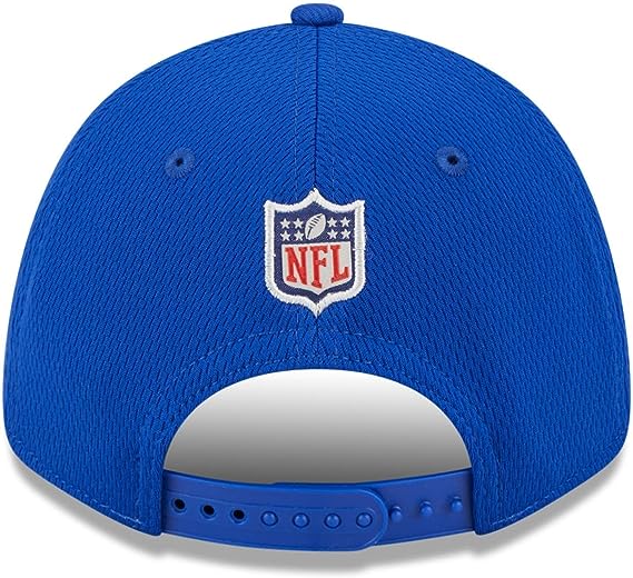 New Era Buffalo Bills Blue 9Forty Stretch Snap NFL Training Adjustable Cap - One Size