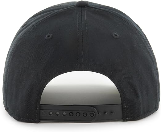 ‘47 NHL Shot Hitch 100th Anniversary Side Patch Snapback - Black and White