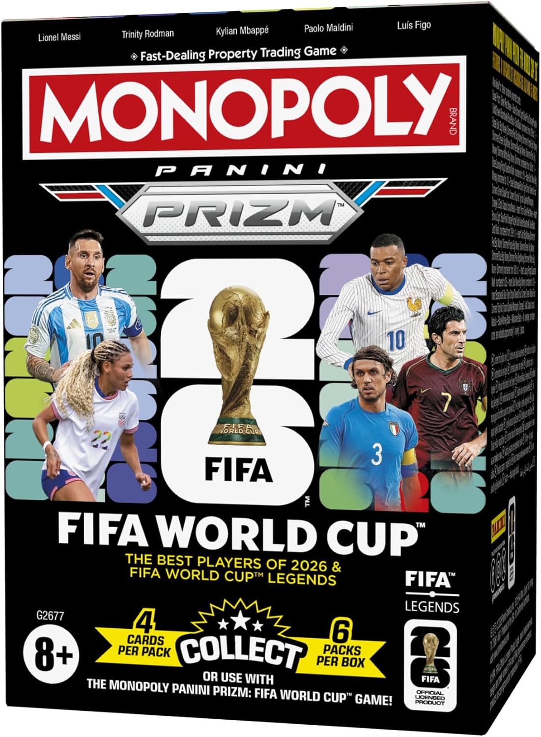 Monopoly Panini Prizm: FIFA World Cup Trading Cards Booster Box