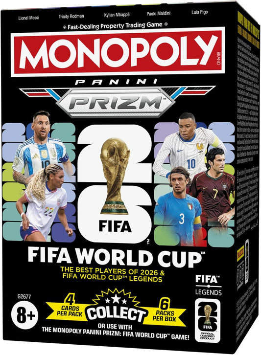 Monopoly Panini Prizm: FIFA World Cup Trading Cards Booster Box