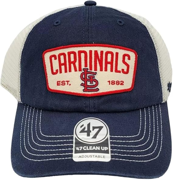 47 MLB St Louis 1882 Carver Clean Up Adjustable Snapback Hat - Navy