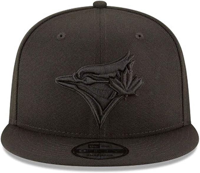New Era 9FIFTY MLB Toronto Blue Jays Adjustable Snapback Hat - Black / Black