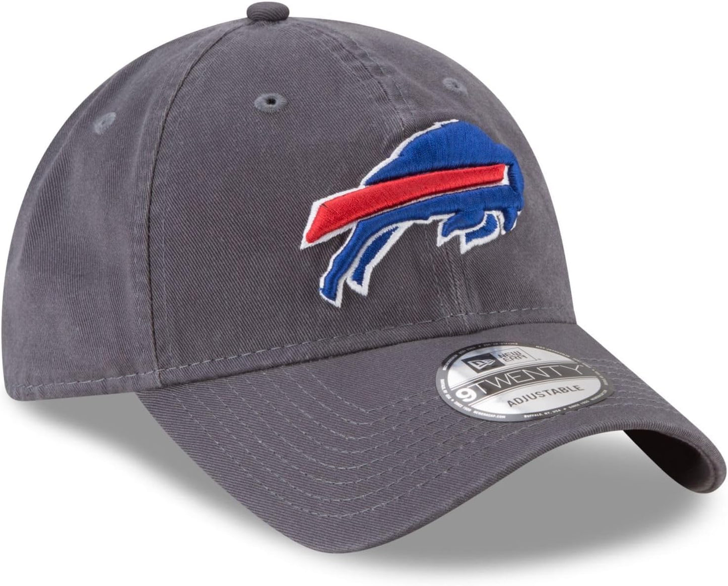 New Era NFL  Buffalo Bills Core Classic 9TWENTY Adjustable Hat Cap - Graphite