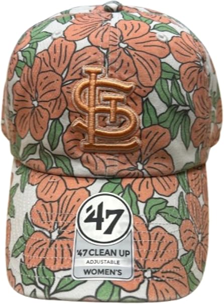 47 Clean Up Women's MLB St. Louis Florentina Adjustable Hat - Peach