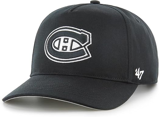 47 Montreal Canadiens Sure Shot Hitch Side Patch Snapback - Black and White