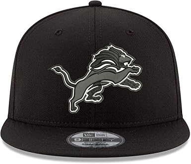 New Era NFL 9FIFTY Detroit Lions Limited Edition Adjustable Cap - Black/ White
