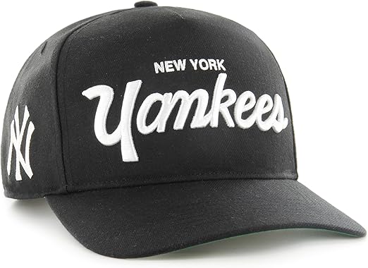 47 MLB New York Yankees Attitude Hitch Adjustable Snapback Hat - Black