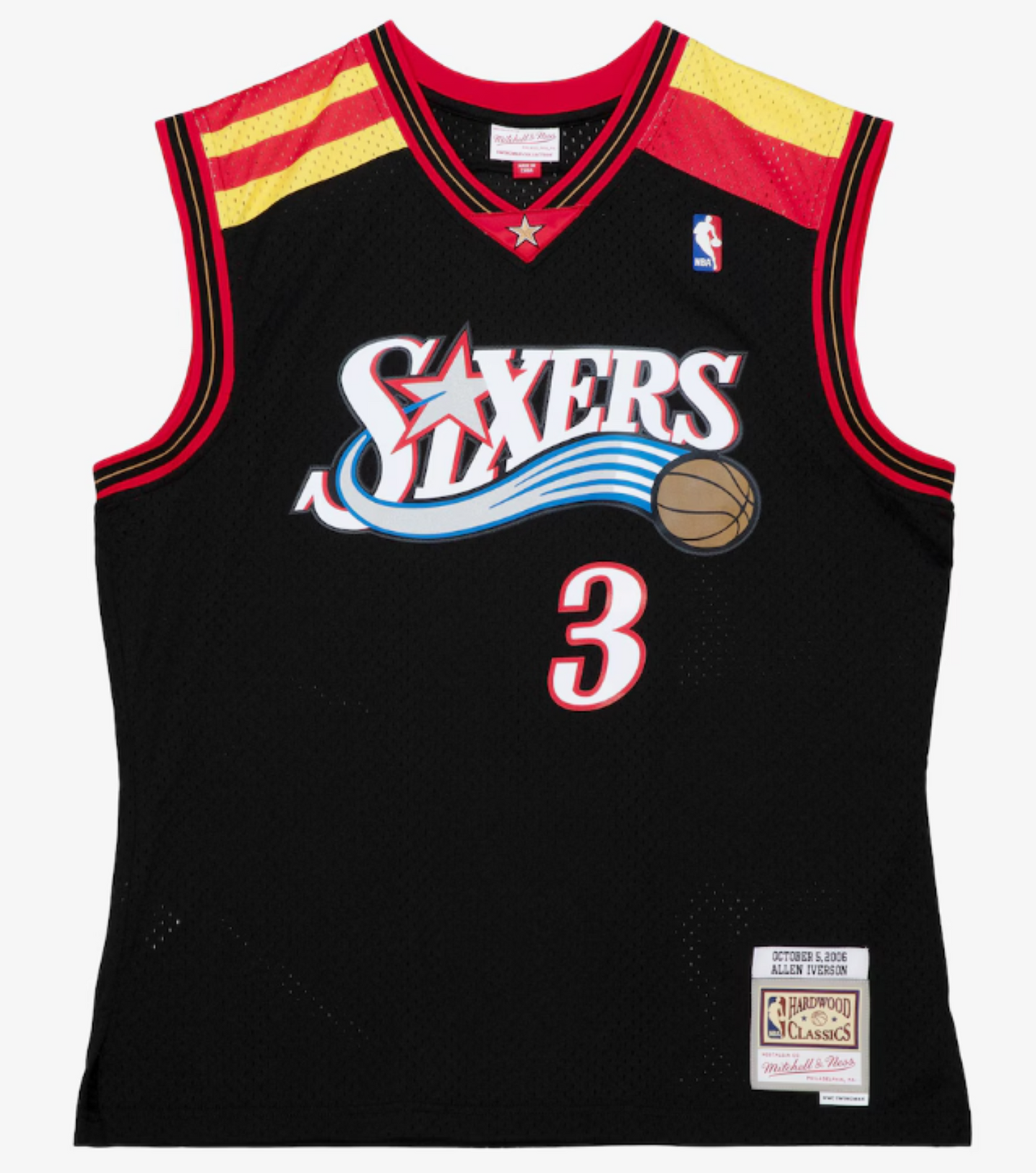 Mitchell & Ness Allen Iverson Philadelphia 76ers 2006/07 Hardwood Classics Swingman Jersey - Black