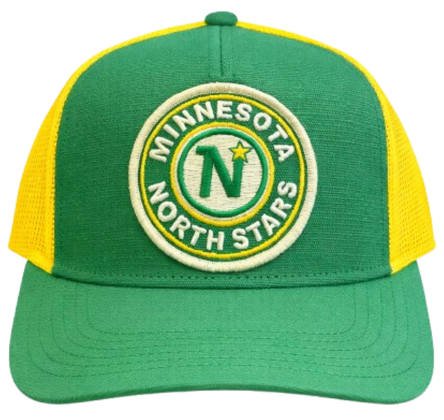 American Needle NHL Minnesota North Stars Vintage Valin Adjustable Snapback Hat - Green/Yellow