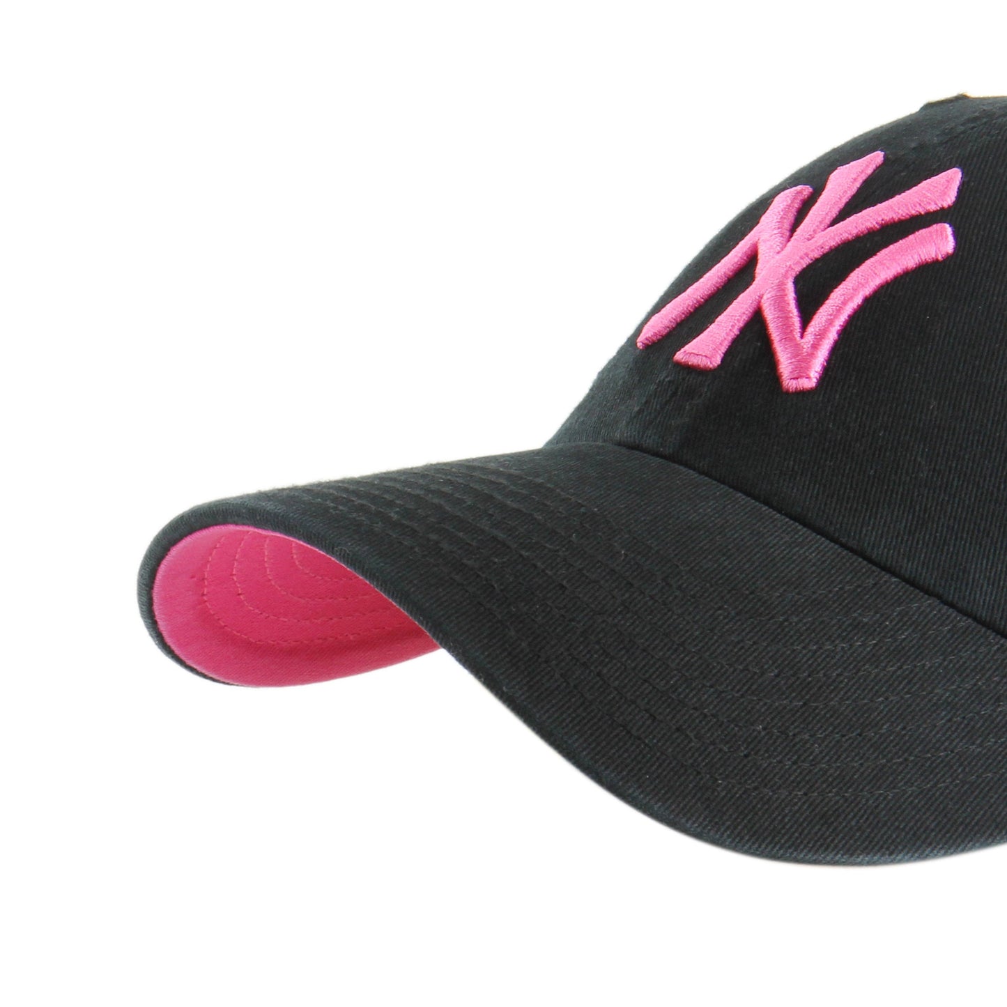 47 MLB New York Yankees Cotton Candy Clean Up Hat - Black/Pink
