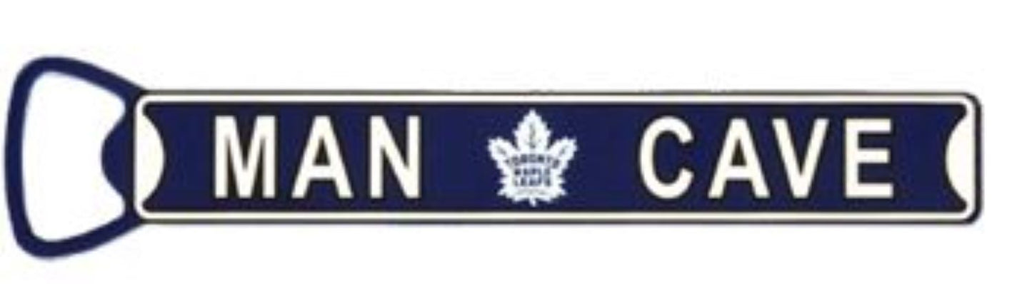 NHL Man Cave 7” SUPER STEEL MAGNET WITH BOTTLE OPENER