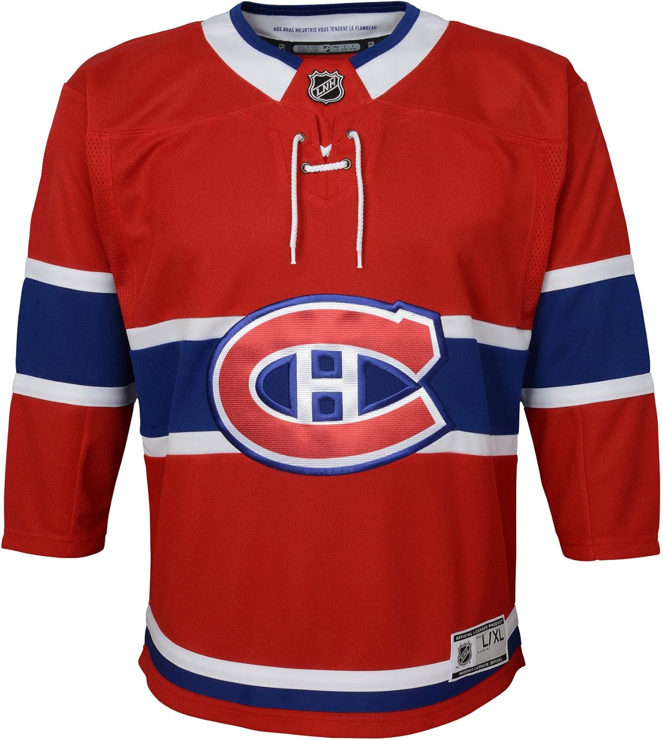 Montreal Canadiens Red Premier Infant 12-24 Months - Blank Hockey Jersey
