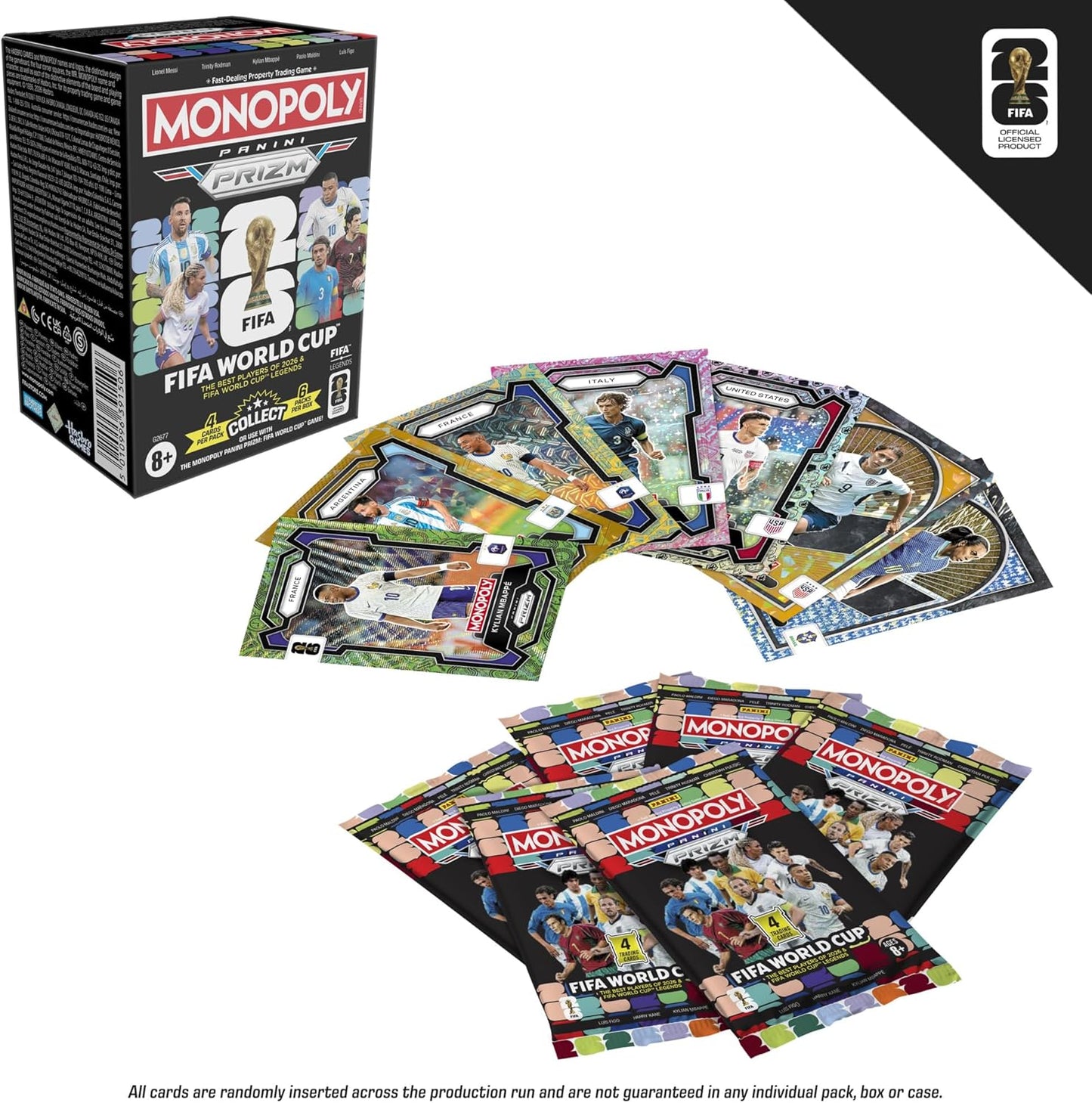 Monopoly Panini Prizm: FIFA World Cup Trading Cards Booster Box